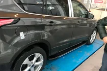 Ford Kuga/Escape 2013–2019 Sidosteg Bosphorus Grey (2 st, aluminium) foto 5