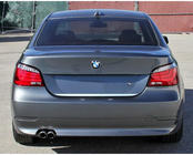 BMW 5-serien E60/E61 2003–2010 Kromlist till baklucka (rostfritt stål) foto 1