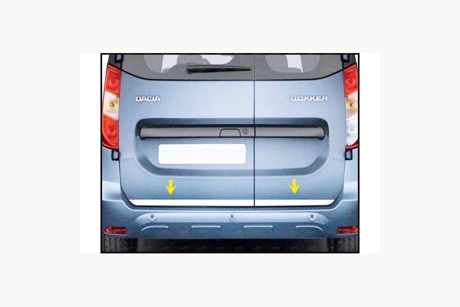 Renault Dokker 2013–2022 Kromlist till baklucka (rostfritt stål) Image