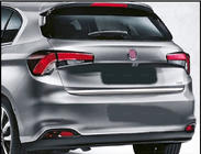 Fiat Tipo 2016– Kantlist för bagagelucka (rostfritt stål) HB, OmsaLine - italienskt rostfritt stål foto 2