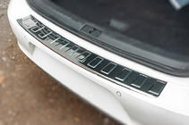 Volkswagen Golf 7/E-Golf 2012–2020 Lastskydd bakre stötfångare Carmos (rostfritt stål) Halvkombi foto 1
