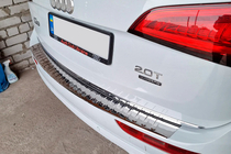 Audi Q5 2008–2017 Lastskydd bakre stötfångare Carmos (rostfritt stål) foto 5