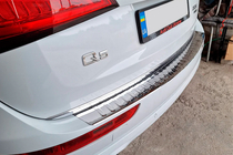 Audi Q5 2008–2017 Lastskydd bakre stötfångare Carmos (rostfritt stål) foto 4