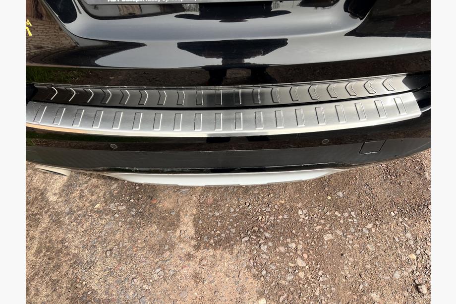 BMW X3 F25 2011–2018 Lastskydd till bakre stötfångare i rostfritt stål Carmos Image