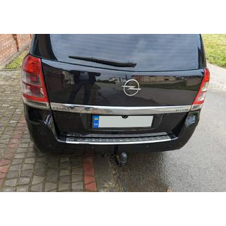 Bakre stötfångarskydd Carmos V1 (rostfritt stål) Opel Zafira B 2005–2011 foto 1