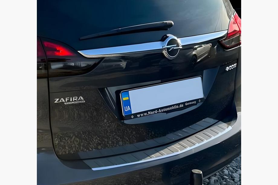 Opel Zafira C Tourer 2011–2019 Lastskydd bakre stötfångare Carmos (rostfritt stål) Image