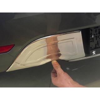 Bakre stötfångarskydd (rostfritt stål) Peugeot 508 2010–2018 foto 1