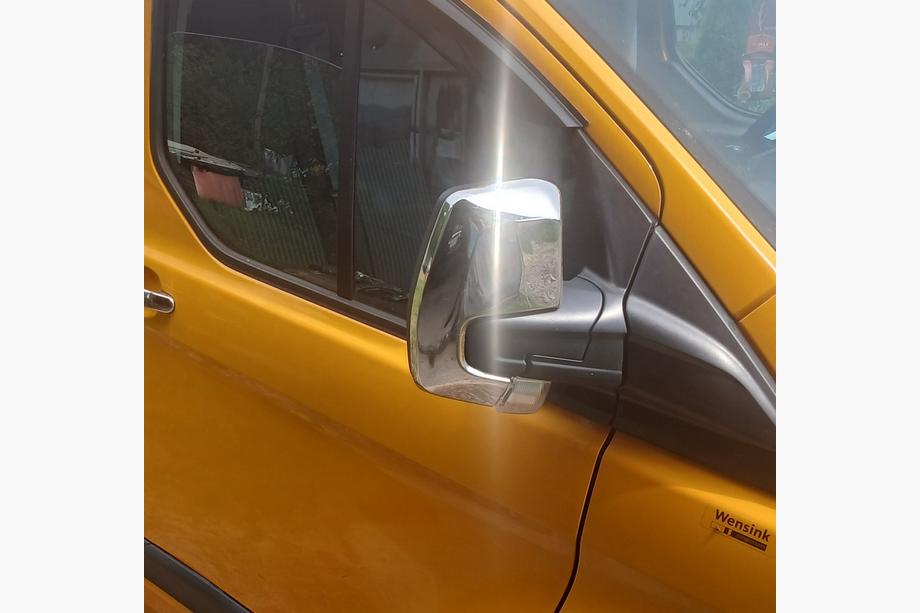 Ford Custom 2013–2022 Spegelkåpor (2 st, rostfritt stål) Image