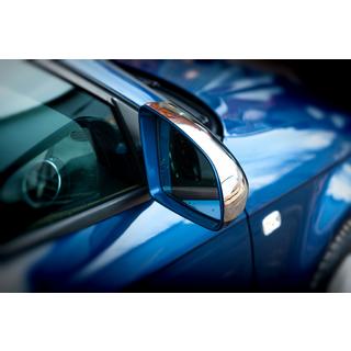 Spegelkåpor (2 st, rostfritt stål) Audi A4 B6 2000–2004 foto 4