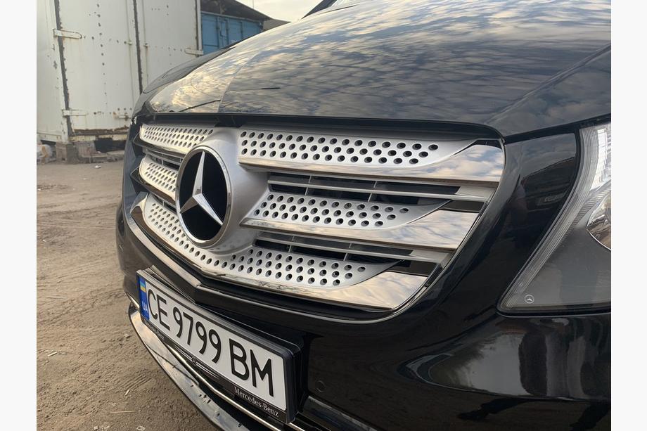 Mercedes Vito/V-klass W447 2014– Grillister 2014-2020 (5 st, BlackChrome) Foto 2
