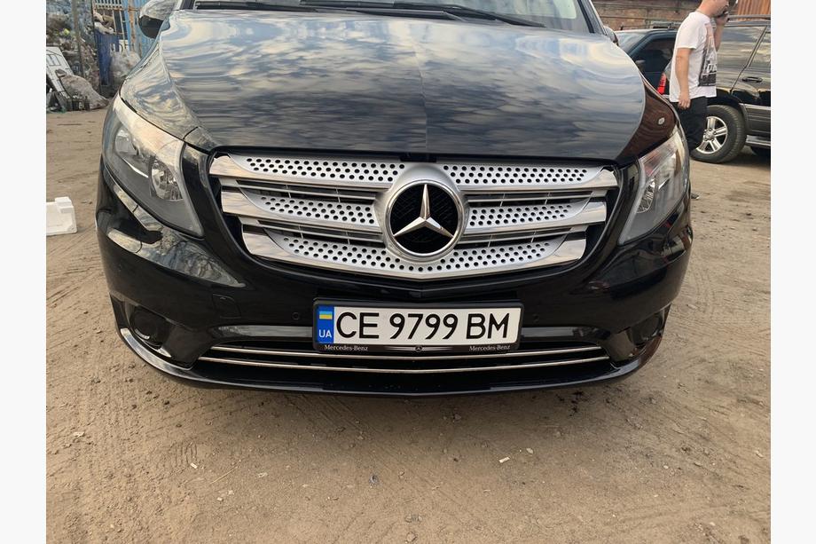 Mercedes Vito/V-klass W447 2014– Grillister 2014-2020 (5 st, BlackChrome) Foto 5