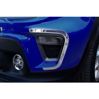Kromlister för dimljus 2019+ (2 st, rostfritt) Jeep Renegade 2014– foto 1