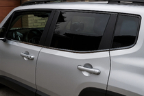 Jeep Renegade 2014– Fönsterlister svart krom (6 st, rostfritt) foto 1