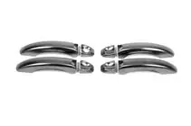 Volkswagen Amarok 2010–2022 Kromade dörrhandtagsskydd Black Chrome (4 st, rostfritt) foto 1