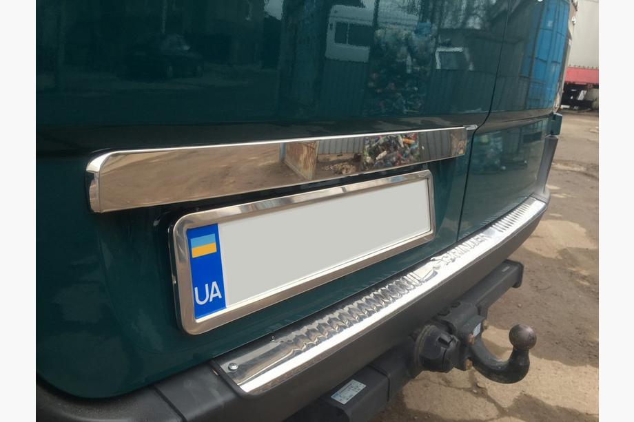 Volkswagen Crafter 2006–2016 List ovanför registreringsskylten BlackChrome (rostfritt) Image