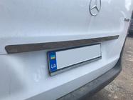 Mercedes Vito/V-klass W447 2014– List ovanför registreringsskylten BlackChrome (rostfritt) foto 4
