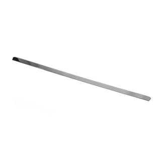 List ovanför registreringsskylten BlackChrome (rostfritt) foto 3