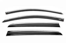 Volkswagen Golf 7/E-Golf 2012–2020 Vindavvisare med kromlist HB (4 st, Niken) foto 5