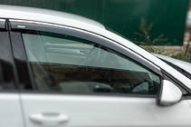 Volkswagen Golf 7/E-Golf 2012–2020 Vindavvisare med kromlist HB (4 st, Niken) foto 7