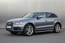 Audi Q5 2008–2017 Sidosteg Maydos V2 (2 st, aluminium / rostfritt stål) foto 1