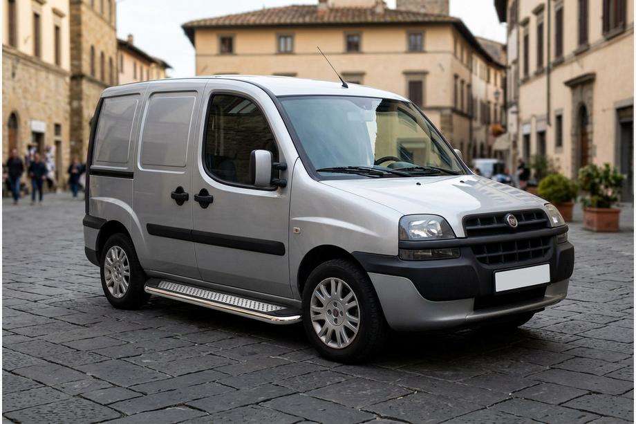 Fiat Doblo I 2001–2005 Sidosteg Maydos V2 (2 st, aluminium/rostfritt stål) Image