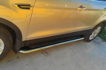 Ford Kuga/Escape 2013–2019 Sidosteg Maydos V2 (2 st, aluminium + rostfritt stål) foto 6