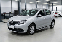 Dacia Sandero 2013–2020 Sidosteg Maydos V2 (2 st, aluminium/rostfritt stål) foto 1