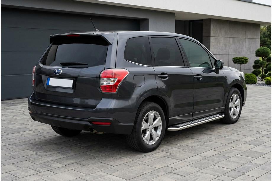 Subaru Forester 2013–2018 Sidosteg Maydos V2 (2 st, aluminium/rostfritt stål) Image