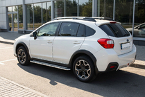 Subaru XV 2011–2017 Sidosteg Maydos V2 (2 st, aluminium/rostfritt stål) foto 1