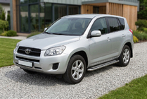 Toyota Rav 4 2006–2013 Sidosteg Maydos V2 (2 st, aluminium/rostfritt stål) foto 1