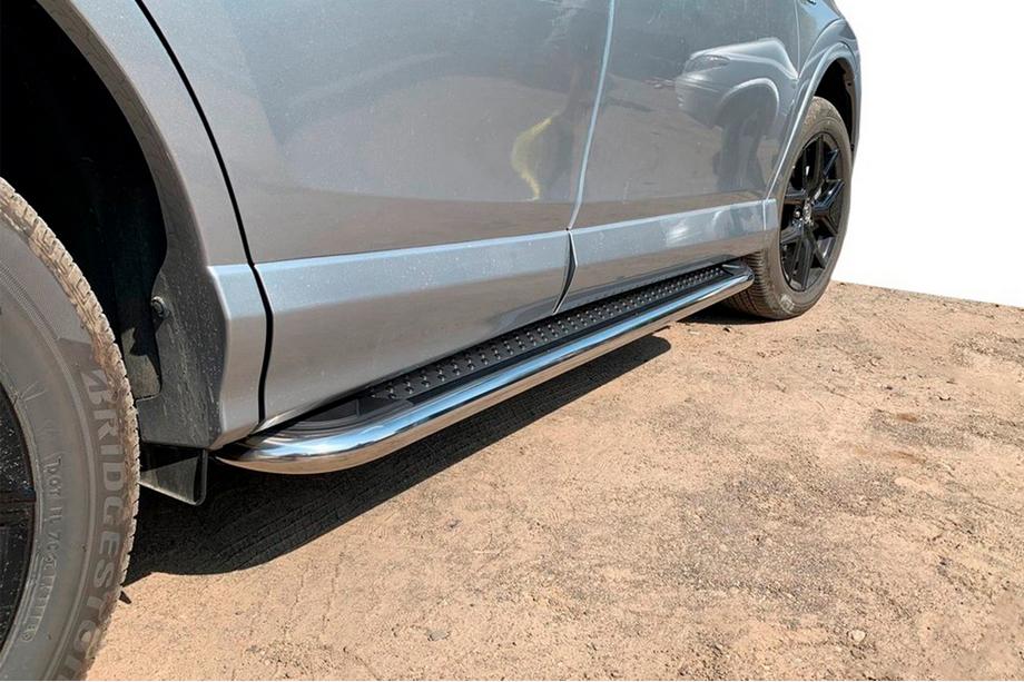 Toyota Rav 4 2013–2018 Sidosteg Maydos V2 (2 st, aluminium/rostfritt stål) Image