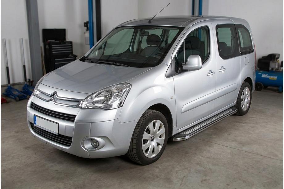 Citroen Berlingo 2008–2018 Sidosteg Maydos V2 (2 st, aluminium/rostfritt stål) Image