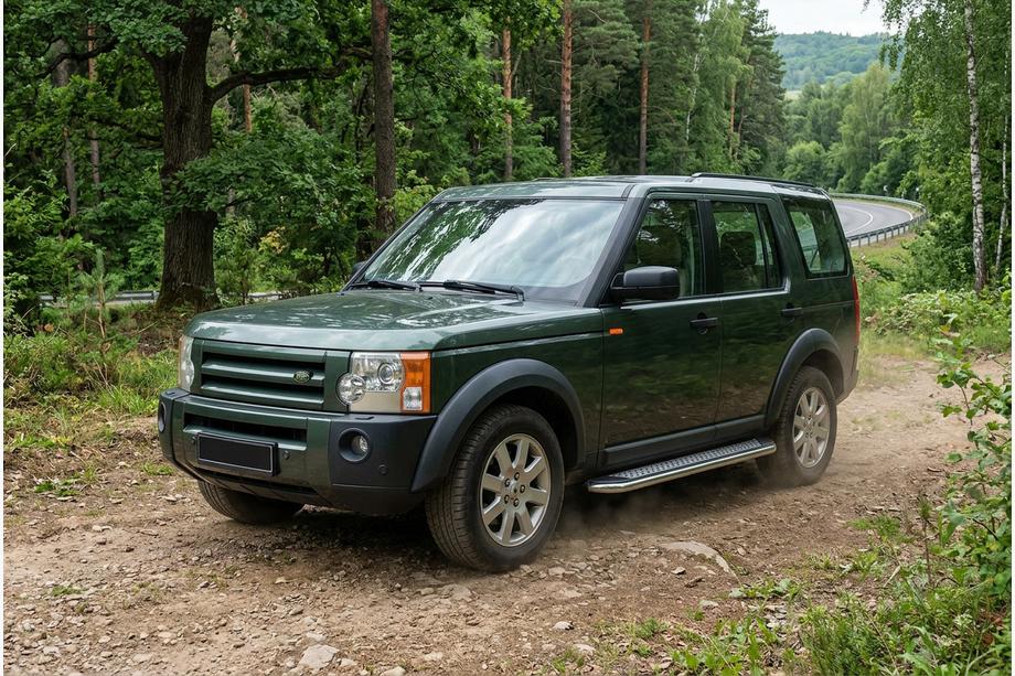 Land Rover Discovery III 2004–2009 Sidosteg Maydos V2 (2 st, aluminium/rostfritt stål) Image
