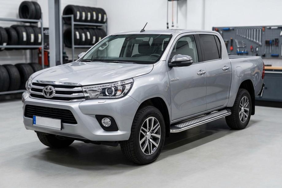 Toyota Hilux 2015– Sidosteg Maydos V2 (2 st, aluminium/rostfritt stål) Image