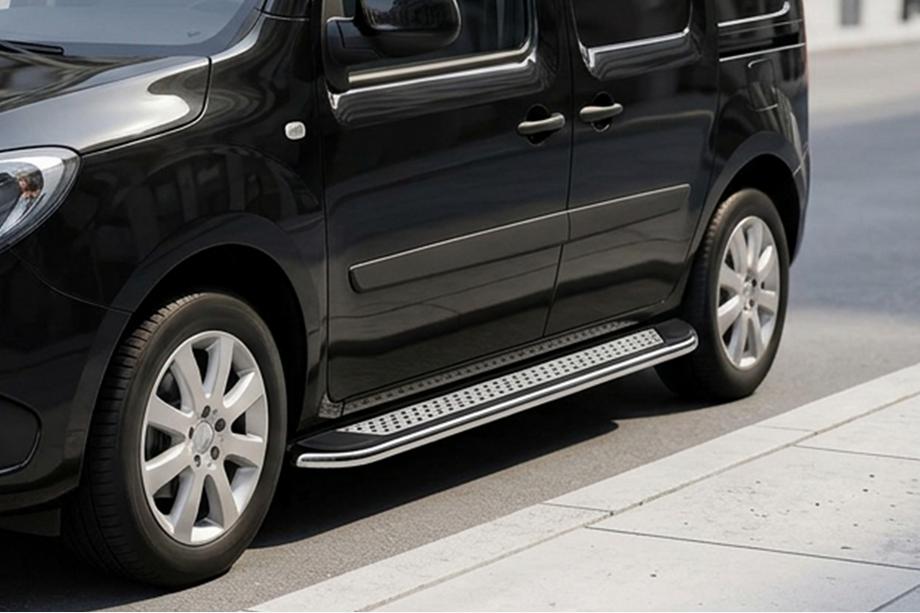 Renault Kangoo 2008–2020 Sidosteg Maydos V2 (2 st, aluminium/rostfritt stål) Image