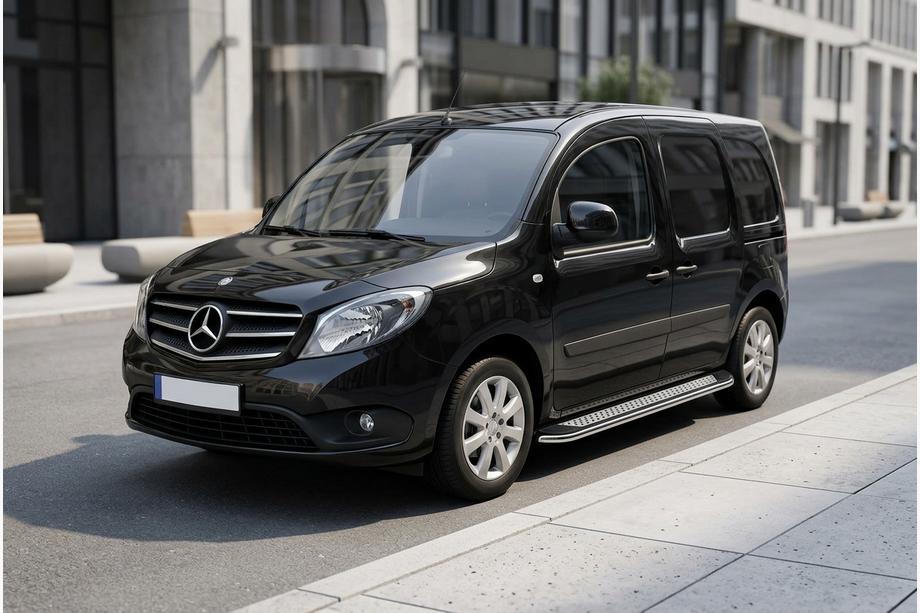 Mercedes Citan 2013–2021 Sidosteg Maydos V2 (2 st, aluminium/rostfritt stål) Lång hjulbas Image