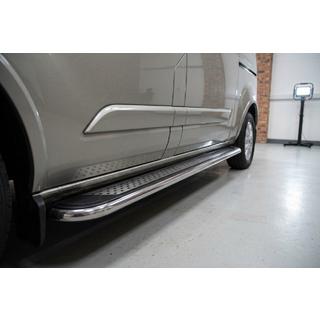 Sidosteg Maydos V2 (2 st, aluminium/rostfritt stål) Ford Custom 2013–2022 foto 1