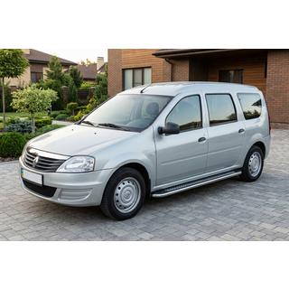 Sidosteg Maydos V2 (2 st, aluminium/rostfritt stål) Dacia Logan MCV 2004–2014 foto 3
