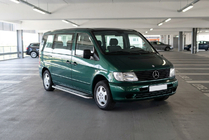 Mercedes Vito W638 1996–2003 Sidosteg Maydos V2 (2 st, aluminium/rostfritt stål) foto 1
