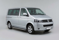 Volkswagen T5 2010–2015 Sidosteg Maydos V2 (2 st, aluminium/rostfritt stål) Endast för kort hjulbas foto 1