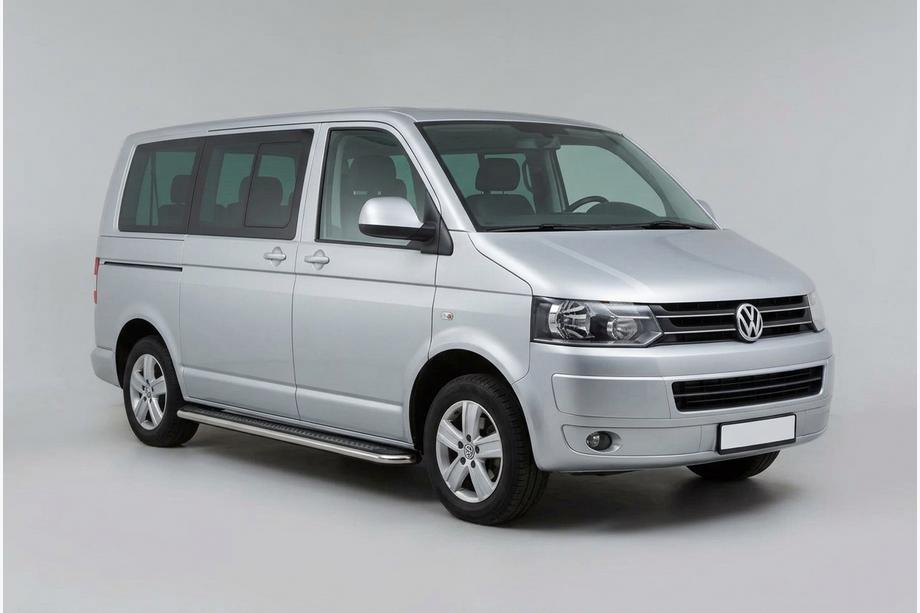 Volkswagen T5 2010–2015 Sidosteg Maydos V2 (2 st, aluminium/rostfritt stål) Endast för kort hjulbas Image