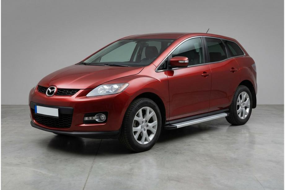 Mazda CX-7 2006–2012 Sidosteg Maya V2 (2 st, aluminium) Image