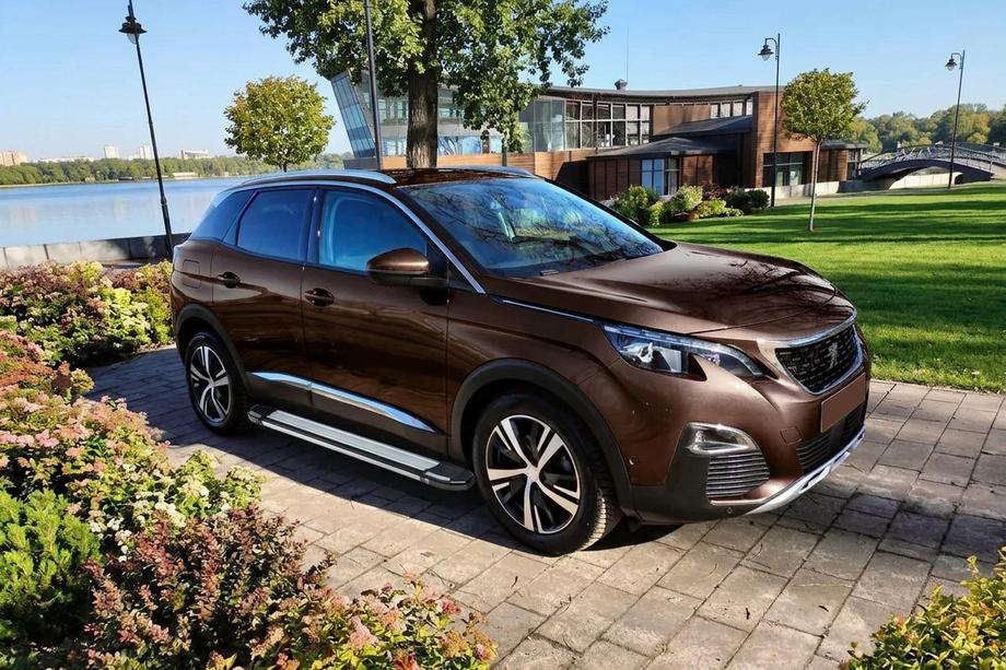 Peugeot 3008 2016–2023 Sidosteg Rainbow (2 st, aluminium) Image