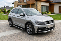 Volkswagen Tiguan 2016–2023 Sidosteg Maya V1 (2 st, aluminium) foto 1