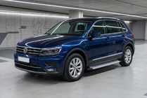 Volkswagen Tiguan 2016–2023 Sidosteg Maya V2 (2 st, aluminium) foto 1