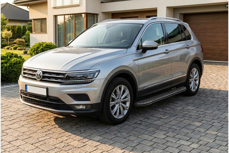 Volkswagen Tiguan 2016–2023 Sidosteg Bosphore Black (2 st, aluminium) Image
