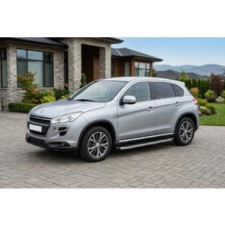 Sidosteg BlackLine (2 st, aluminium) foto 1