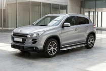 Peugeot 4008 2012–2017 Sidosteg Maydos V2 (2 st, aluminium/rostfritt stål) foto 1