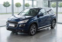 Peugeot 4008 2012–2017 Sidosteg Maydos V1 (2 st, aluminium / rostfritt) foto 1