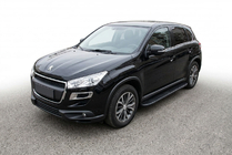 Peugeot 4008 2012–2017 Sidosteg Bosphorus Black (2 st, aluminium) foto 1